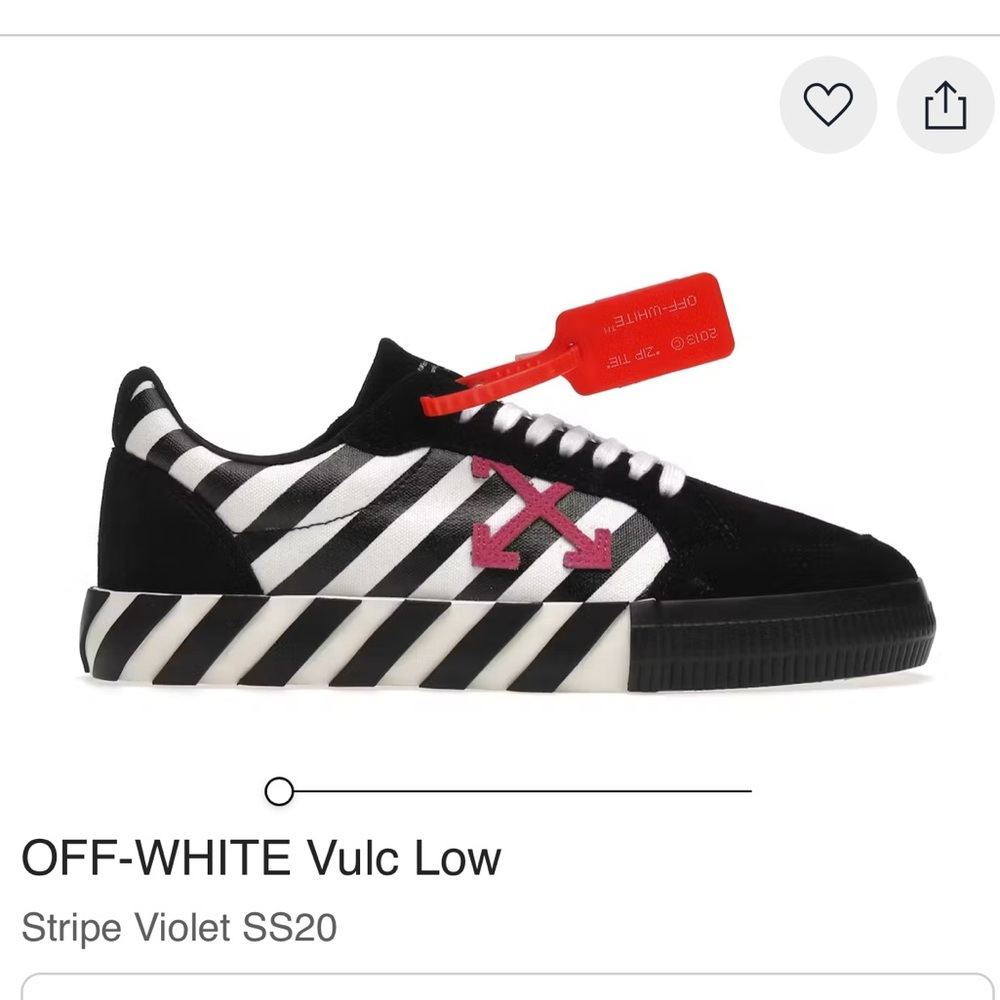 OFF-WHITE-Vulc Low Stripe Violet SS20